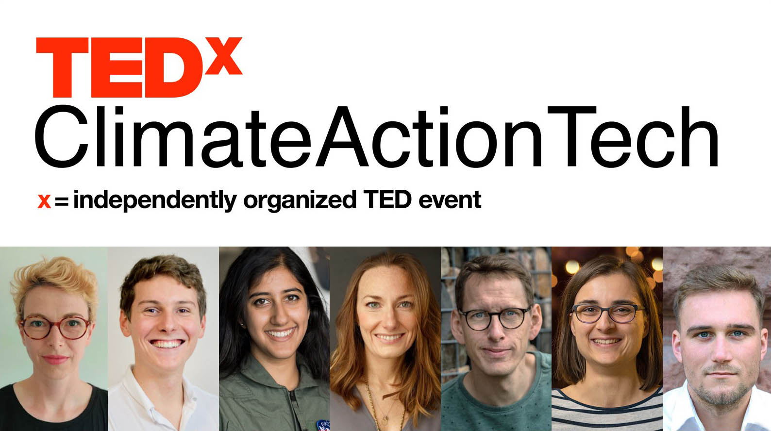 A flyer for TEDxClimateActionTech
