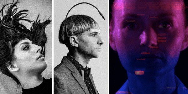 Heather Dewey-Hagborg, Neil Harbisson and Moon Ribas