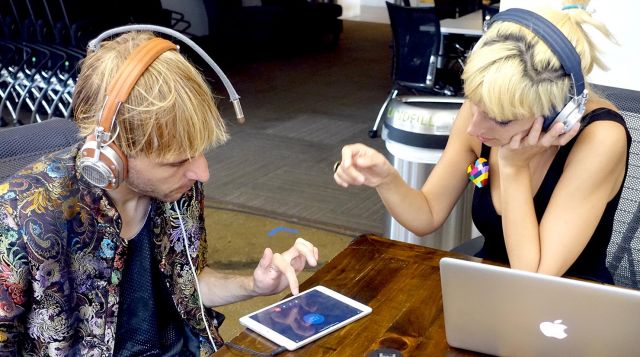 Neil Harbisson and Moon Ribas